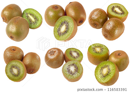 Kiwi, fruit realistic Illustration. Realistic PNG file. Mockup template for artwork graphic design 116583391
