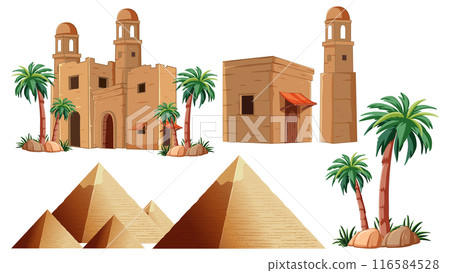 Ancient Egyptian Architecture and Nature Ancient Egyptian Architecture and Nature 116584528
