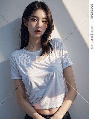 美麗的女人肖像 116585395
