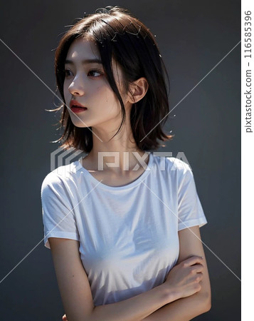 美麗的女人肖像 116585396
