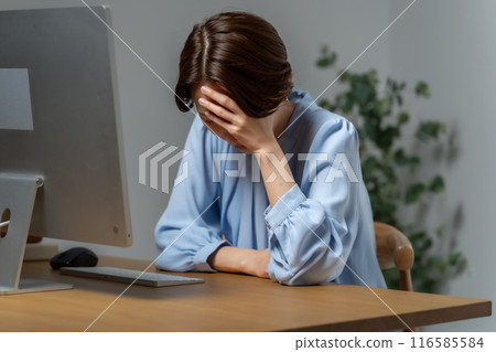 Business, worries, gloomy 116585584