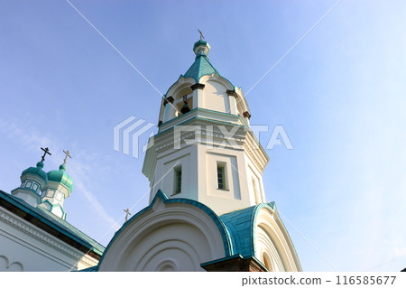 Hakodate Russian Orthodox Church Holy Resurrection Cathedral in Hakodate City in Hokkaido in northern Japan Hakodate Russian Orthodox Church Holy Resurrection Cathedral in Hakodate City in Hokkaido in northern Japan 116585677