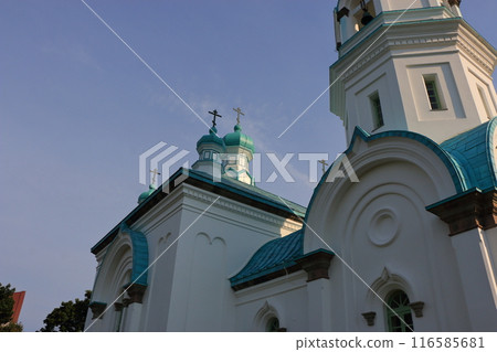 Hakodate Russian Orthodox Church Holy Resurrection Cathedral in Hakodate City in Hokkaido in northern Japan 116585681