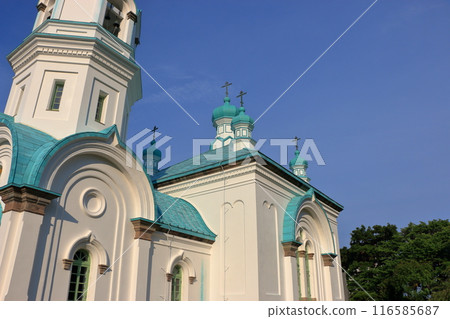 Hakodate Russian Orthodox Church Holy Resurrection Cathedral in Hakodate City in Hokkaido in northern Japan 116585687