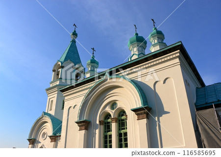 Hakodate Russian Orthodox Church Holy Resurrection Cathedral in Hakodate City in Hokkaido in northern Japan 116585695