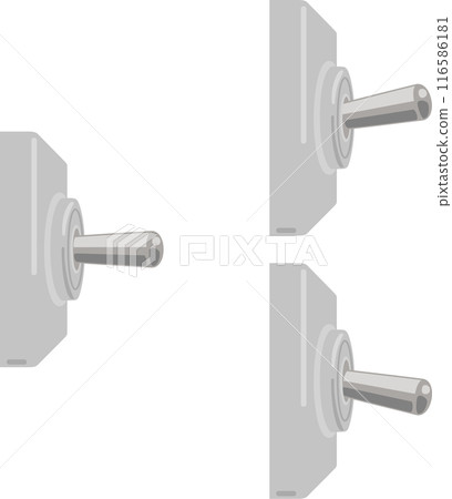 撥動開關插圖集 撥動開關插圖集 116586181