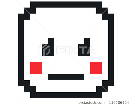 Cute face illustration 116586304