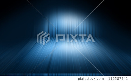 Abstract 3d stage background.- lines to depth concept series 116587341