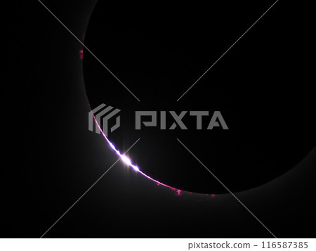 April 8, 2024 Total Solar Eclipse in Mexico - Prominences and Chromosphere during the Total Eclipse April 8, 2024 Total Solar Eclipse in Mexico - Prominences and Chromosphere during the Total Eclipse 116587385