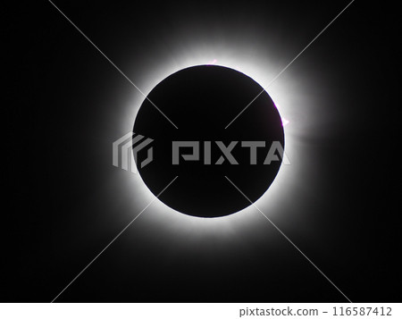 2024 年 4 月 8 日墨西哥科羅納日全食 2024 年 4 月 8 日墨西哥科羅納日全食 116587412