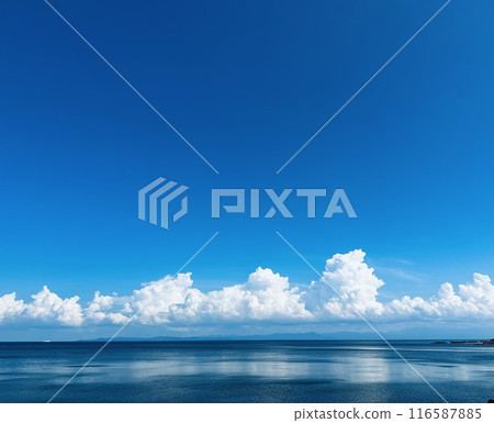 仲夏藍的大海和天空 116587885