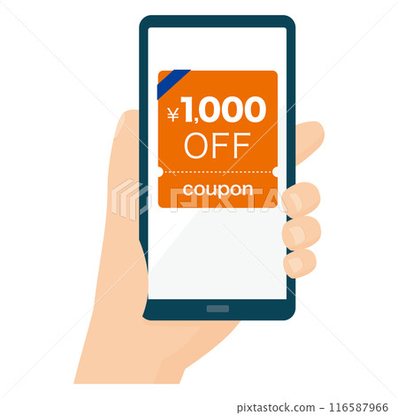 1000 日圓折扣智慧型手機優惠券電子優惠券數位優惠券平面設計 1000 日圓折扣智慧型手機優惠券電子優惠券數位優惠券平面設計 116587966
