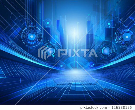 Image of a highway in the near future 116588156