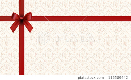 Elegant red ribbon vector design background Elegant red ribbon vector design background 116589442