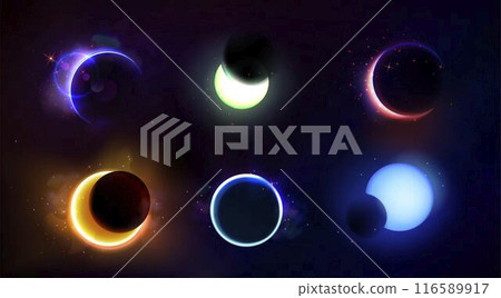 Total and partial solar eclipse 116589917