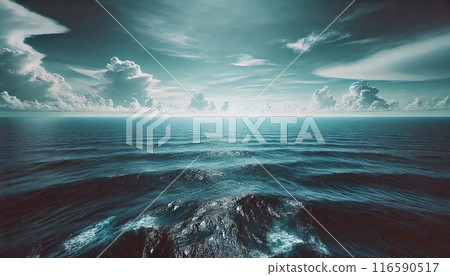 The dark, black, terrifying sea 116590517