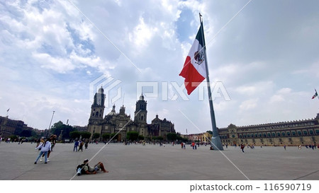 Mexico City Metropolitan Cathedral and Zocalo Square Mexico City Metropolitan Cathedral and Zocalo Square 116590719