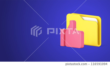 Paper folder document archive form success storage cyberspace send receive realistic 3d icon vector 116591094