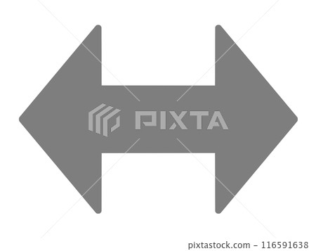 Grey arrows pointing both ways Grey arrows pointing both ways 116591638
