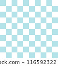 Blue and white checker pattern. 116592322