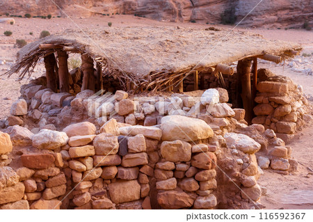 Al Beidha prehistoric settlement, Petra, Jordan 116592367