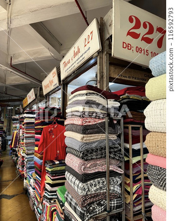 越南布料市場 越南布料市場 116592793