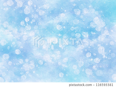 Sparkly blue watercolor background Sparkly blue watercolor background 116593381