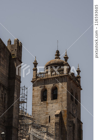Tall stone tower with dome, medieval architecture, historical significance Tall stone tower with dome, medieval architecture, historical significance 116593685