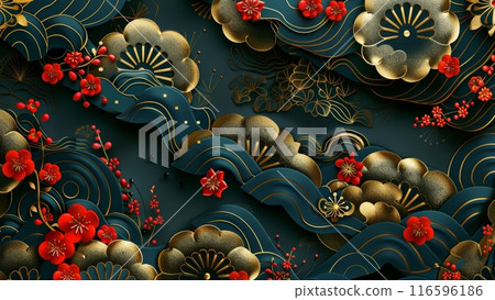 clouds with sky 116596186