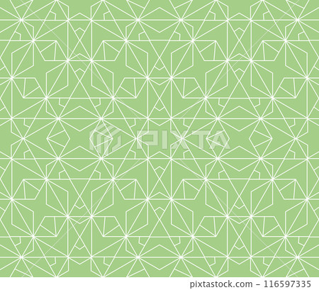 The geometric pattern with lines. Seamless vector background. White and green texture. Graphic modern pattern. Simple lattice graphic design The geometric pattern with lines. Seamless vector background. White and green texture. Graphic modern pattern. Simple lattice graphic design 116597335