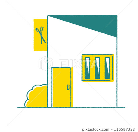 美容院可愛插畫 美容院插畫素材 116597358