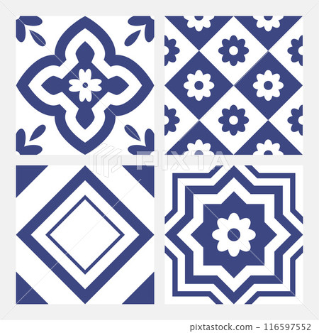 azulejos seamless tiles 116597552