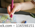 Girls drawing 116598151