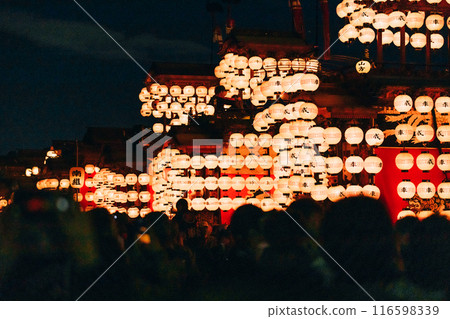 半田高湯祭典晚上的風景 116598339