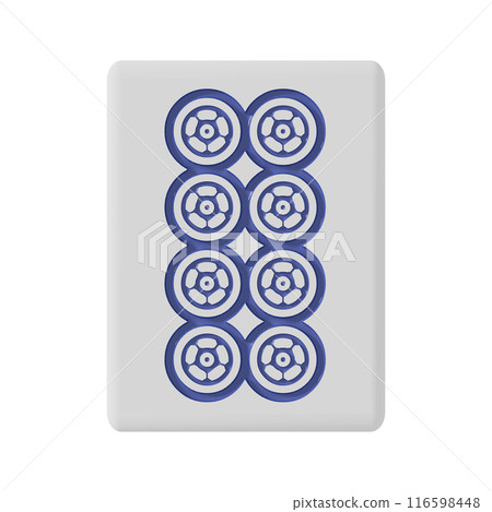 從正面看麻將牌（Papin） 116598448