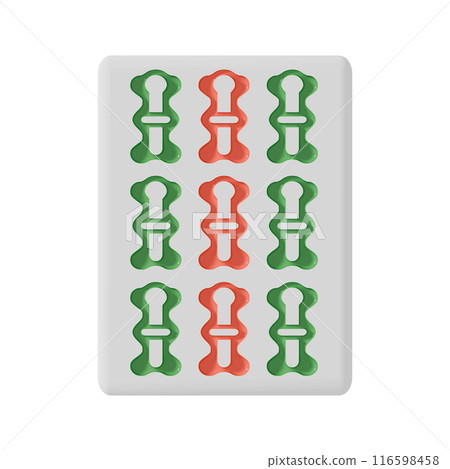 從正面看麻將牌(kyuso) 從正面看麻將牌(kyuso) 116598458