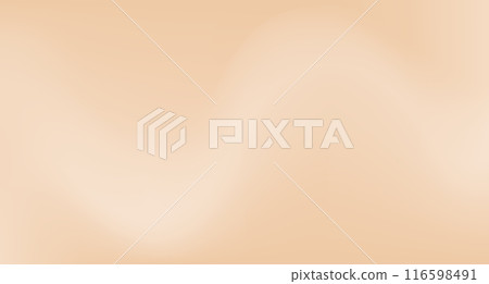 Beige background with soft wave. Neutral nude color gradient. Abstract blurred backdrop in pastel shade. 116598491
