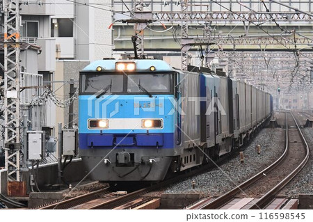 清晨,Super Rail Cargo高速貨運列車通過梅田貨運線 清晨,Super Rail Cargo高速貨運列車通過梅田貨運線 116598545
