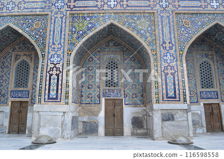 Decorations of Registan Square, Samarkand 116598558