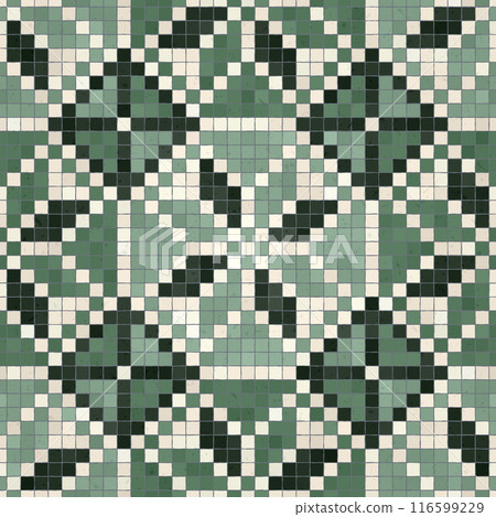 Mosaic tiles vector background 105 Mosaic tiles vector background 105 116599229