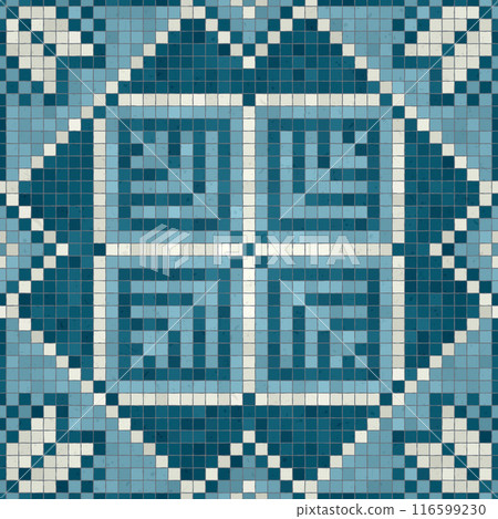 Mosaic tiles vector background 106 116599230