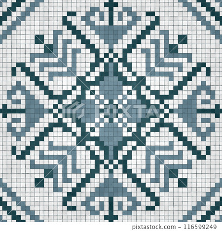 Mosaic tiles vector background 121 Mosaic tiles vector background 121 116599249