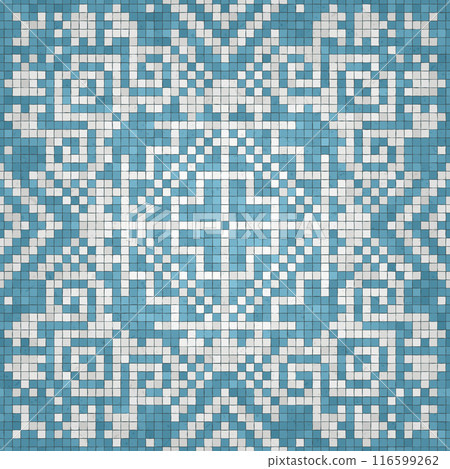 Mosaic tiles vector background 130 116599262