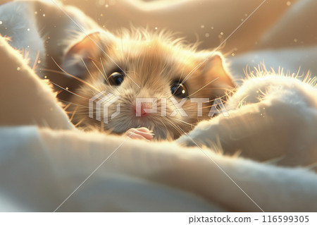 倉鼠裹著毯子 116599305