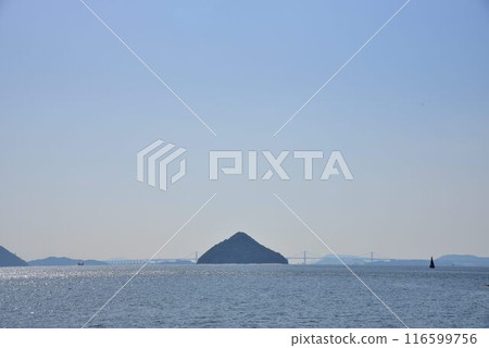 藝術之島：從直島橫房看到的大槌島和瀨戶大橋 116599756