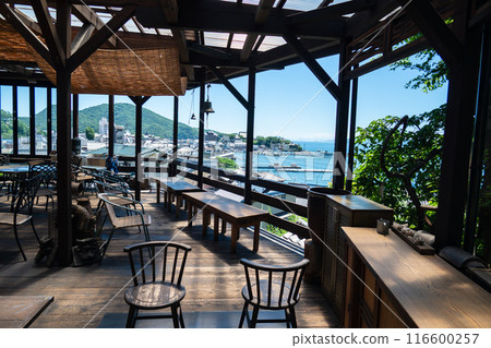 Cafe Sereno, Tomo-cho, Fukuyama City, overlooking the sea of Tomonoura 116600257