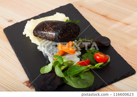 Black pudding sausage 116600623