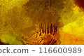 Abstract art yellow print 116600989