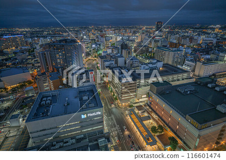 Niigata Nippo Media Ship Sora no Hiroba Observation Floor Niigata Station Niigata City Center Japan Night View Heritage Niigata Nippo Media Ship Sora no Hiroba Observation Floor Niigata Station Niigata City Center Japan Night View Heritage 116601474