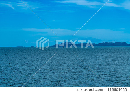 [Setonaikai National Park] Ako Misaki, Ieshima Islands seen from Tatami Rock 3, Ako City, Hyogo Prefecture 116601633